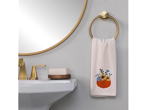 SKL Home Pumpkin Bouquet Hand Towel Set-2pc