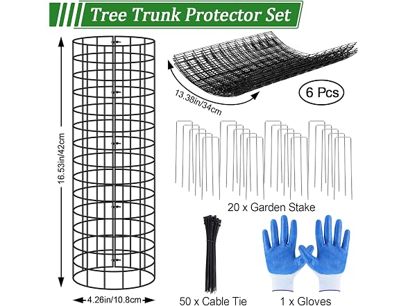 Niuyhe 6 Pack Tree Protectors