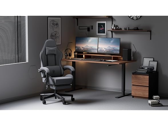 Dowinx Fabric Gaming Chair Black