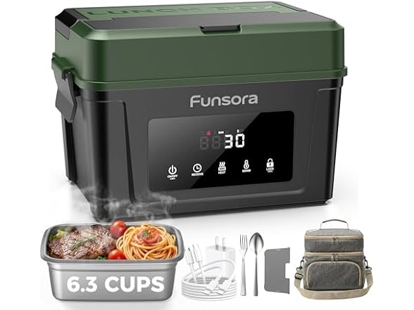 Funsora Cordless Electric Lunch Box