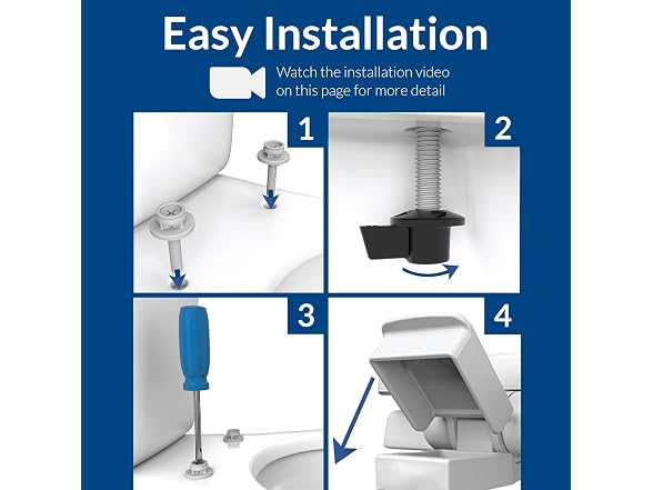 Bemis Slow Close Toilet Seat, Easy Clean Hinges