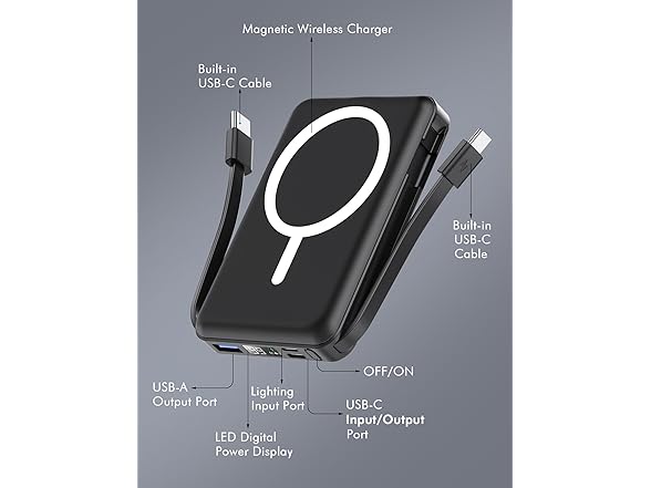 podoru Magsafe Battery Pack | 10000mAh | 22.5W