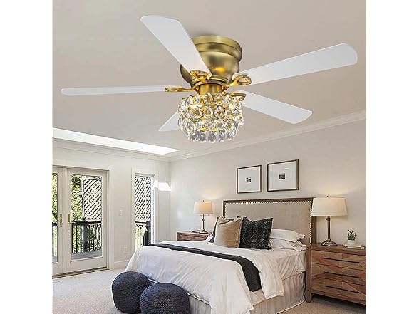 Parrot Uncle F5002 48" Flush Mount Ceiling Fans