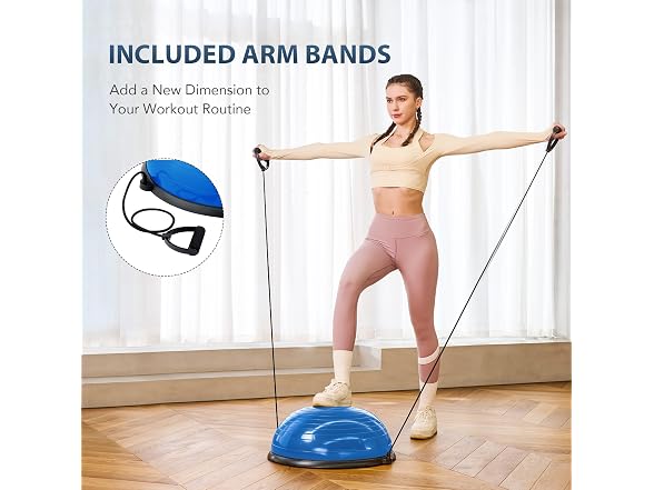 ZELUS 23in. Balance Ball and 55cm Yoga Ball