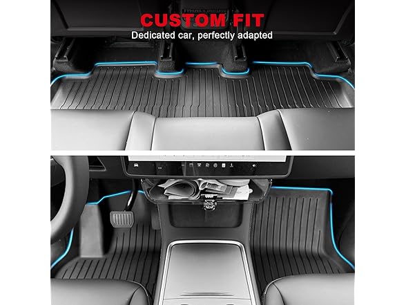 Tesla Model Y Floor Mats 9pc 5-Seat
