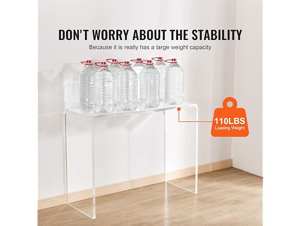 Acrylic Console Table, Clear Acrylic End Table