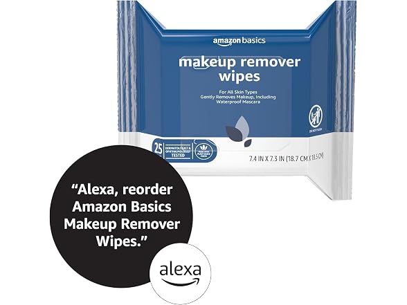 Amazon Basics Makeup Remover Wipes