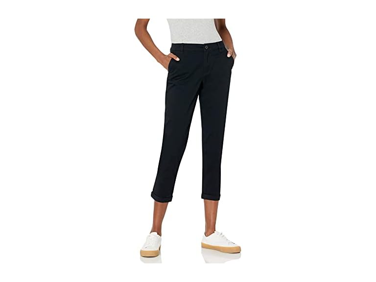 Amazon Essentials Women Cropped Girlfriend Pant - Gallery 14
