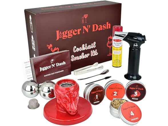 Jigger N' Dash Cocktail Smoker Kit