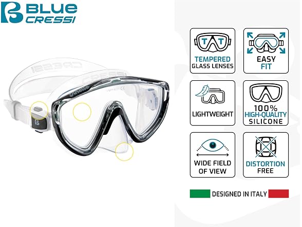 Cressi Tinetto & Mini Island Mask & Snorkel Kits