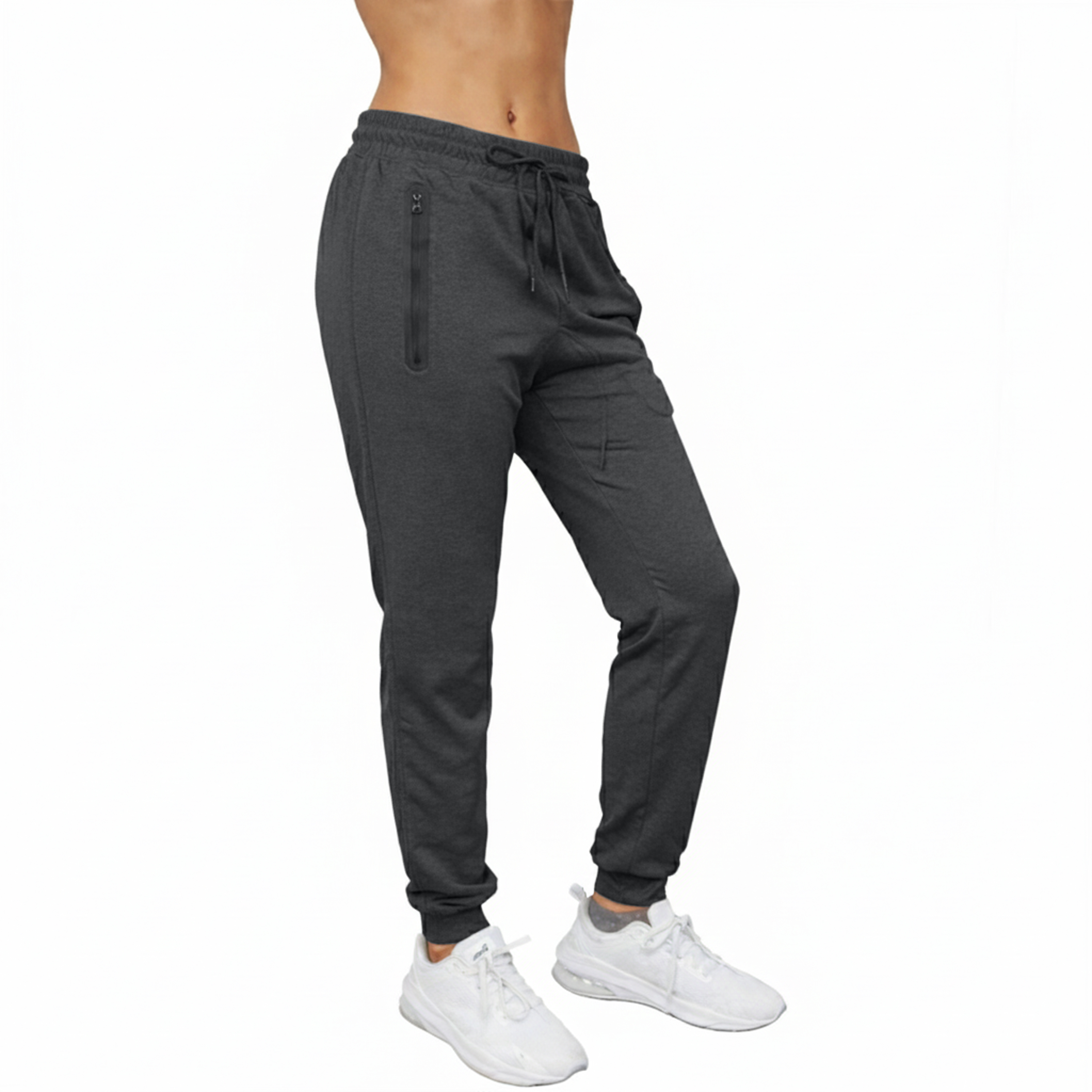 3Pk Asst Womens Tech Jogger w-Zip Pockets - Gallery 17