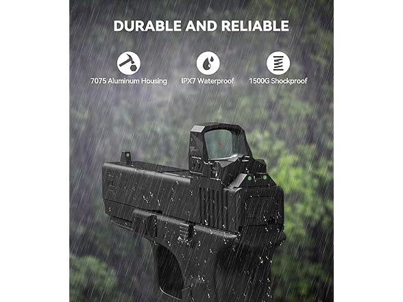 VOTATU PMD505-R Micro Red Dot for RMS/RMSc Footprint