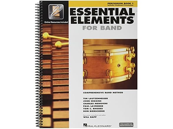Hal Leonard Essential Elements Percussion Book 1