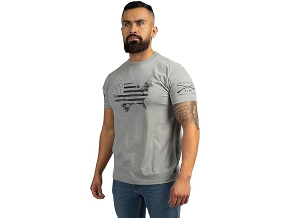 Grunt Style Men (L) American Acid Men's Tee