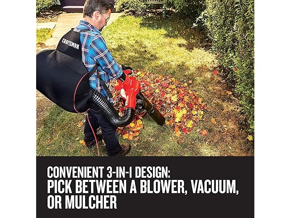 CRAFTSMAN CMEBL700 - Corded 385 CFM 3 in 1 Blower