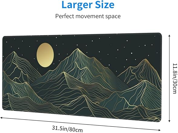 BEYIMEN Golden Moon Moutain Mousepad