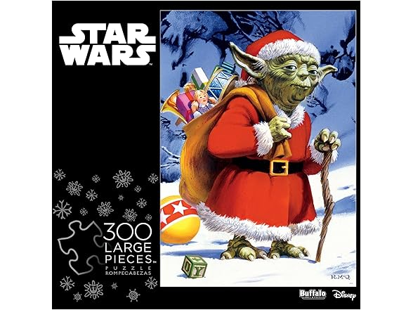Holiday Yoda - 300 Large Piece Christmas Jigsaw Puzzle