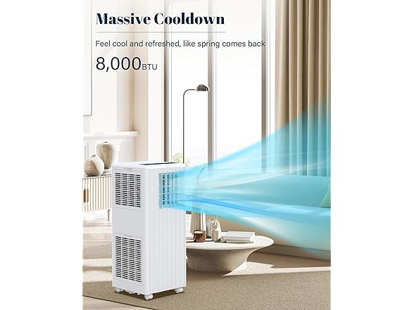 GarveeTech 350sqft 3-in-1 Portable AC