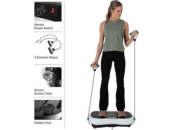 Wakeman Vibration Plate Exercise Machine