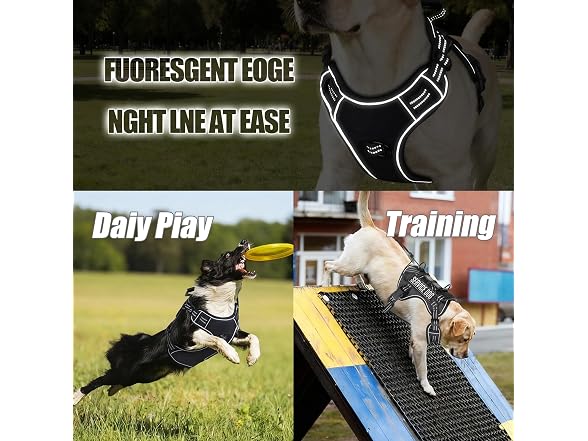 yimeis 3-in-1 Dog Vest Harness Leash