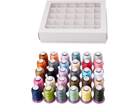 30 Colors Embroidery Machine Thread
