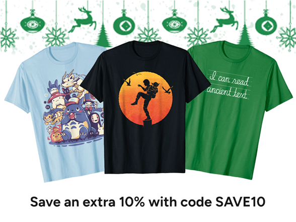 Woot! Shirt Gift Guide of 2025!