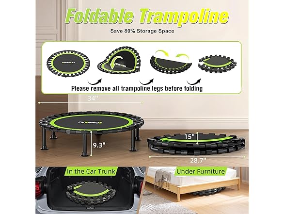 Foldable Mini Trampoline