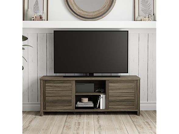 Hillsdale Handerson 64 Inch Wood Entertainment Console