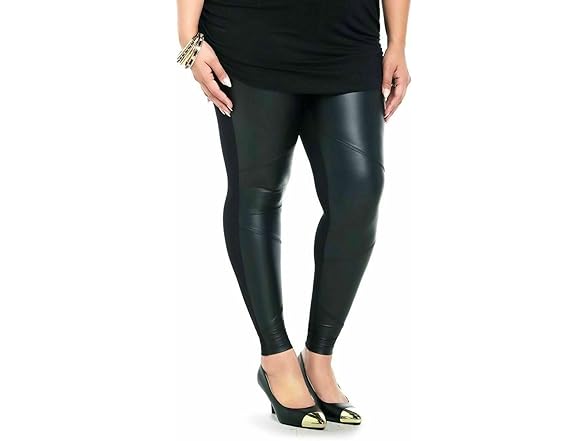 Jeans 1826 Womens Plus Size Faux Leather