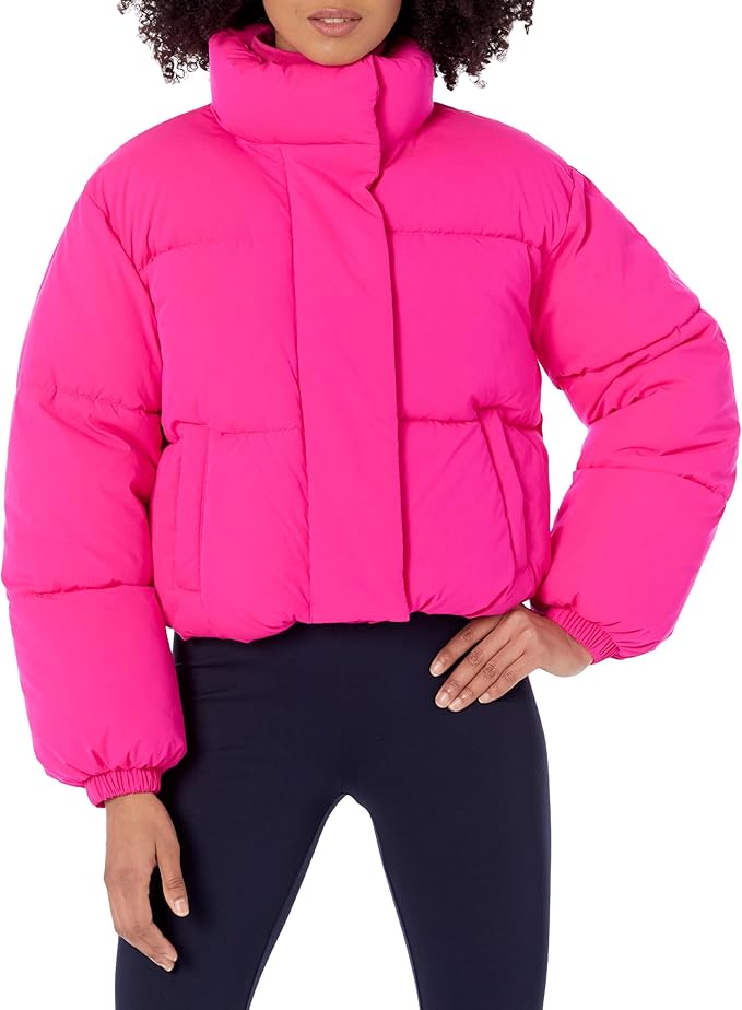 Amazon Essentials Womens Cropped Puffer Jacket - Gallery 17