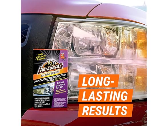 Armor All Car Headlights Cleaner Wipes ,