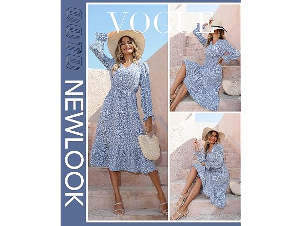 Prettygarden Women (L) Long Sleeve Dress
