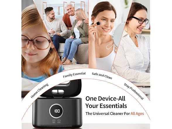 MQOMQO Ultrasonic Jewelry Cleaner 47kHz