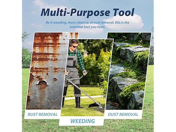 Darohz 8in Weed Brush Cutter Trimmer