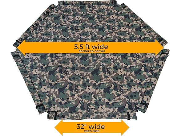 MyPet SecureMat Hexagon Pet Mat, Camo
