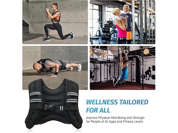 ZELUS Weighted Vest - 8lb