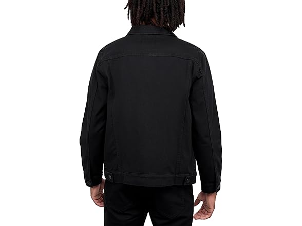 X RAY Mens Denim Jacket, Washed Ripped D