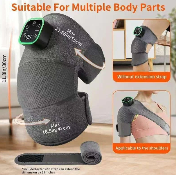 Knee Wrap Massager w/ Heat & Vibration - Gallery 2