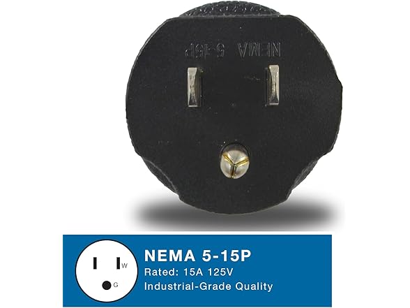 Conntek 30129 15A to 15/20A Plug Adapter