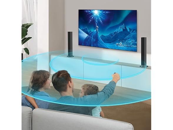 MZEIBO 2 in 1 Sound Bars