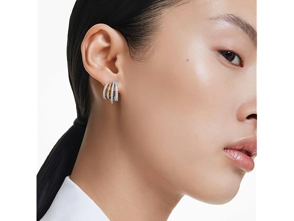 Swarovski Hyperbola Hoop Earrings