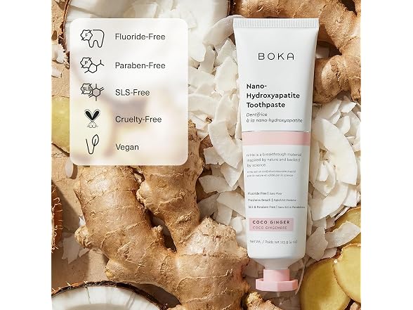 Boka Fluoride Free Nano Hydroxyapatite Toothpaste