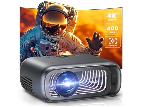 FUDONI Projector with WiFi and Bluetooth