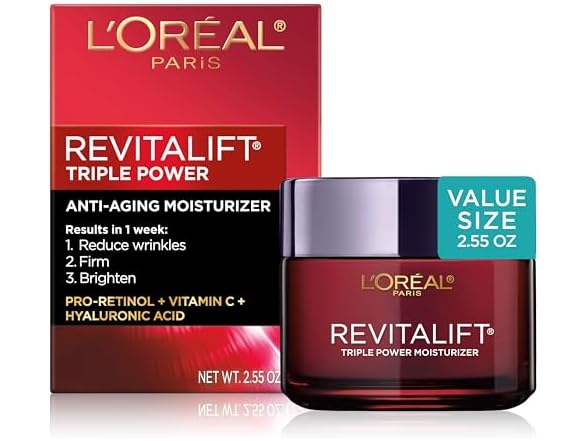 L'Oreal Paris Revitalift Triple Power Anti-Aging Face Moisturizer
