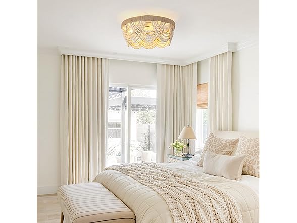 Parrot Uncle BBF3006 Medium Ceiling Fans with Lights Flush