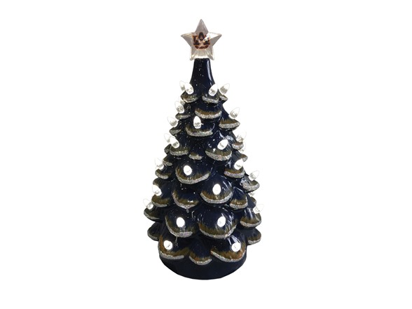 Auburn ceramic christmas tree