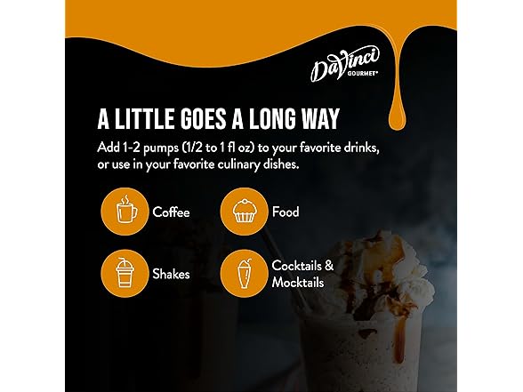 DaVinci Gourmet Chocolate Sauce, 128 oz.