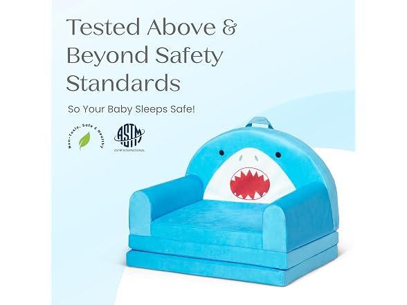 Delta Children Shark Flipout Figural Chair