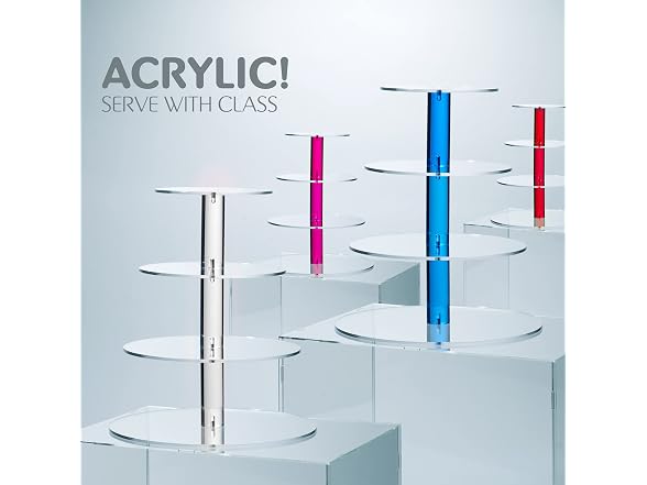 4-Tier Acrylic Cupcake Stand For 36 Cupcakes