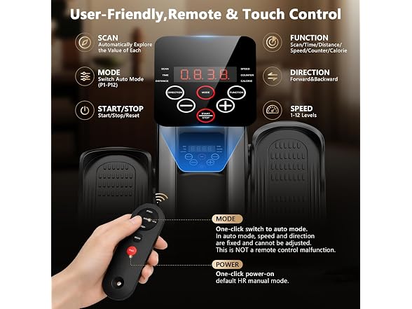 LVPIMAN Under Desk Elliptical Machine